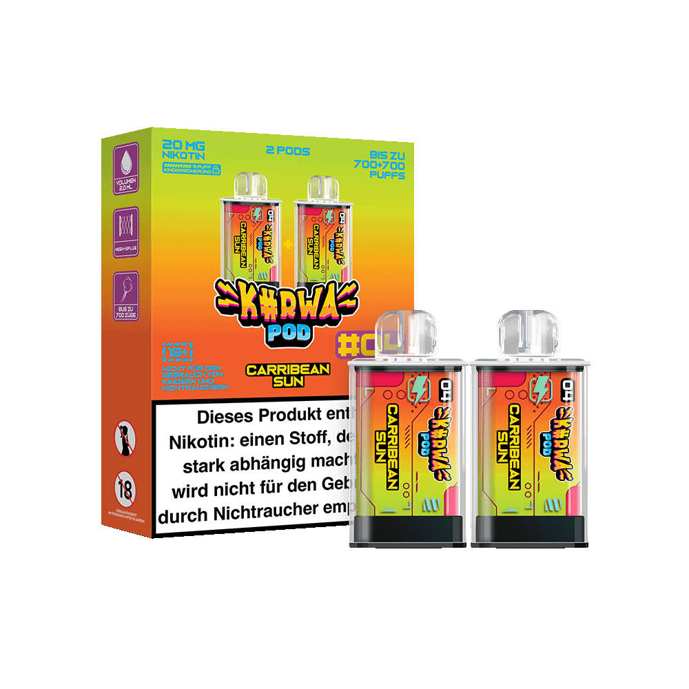 Kurwa Pod Prefilled Carribean Sun #4 2x2 ml