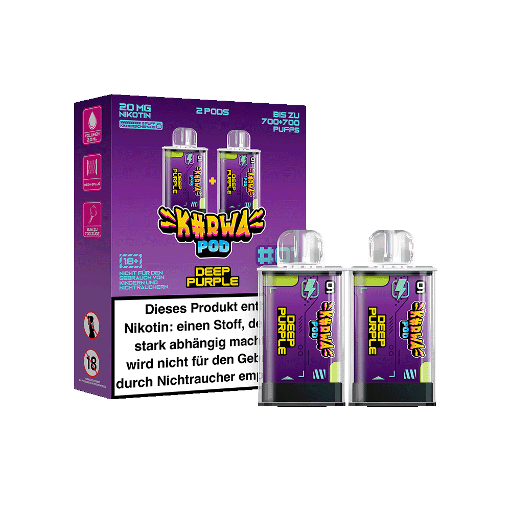 Kurwa Pod Prefilled Deep Purple #1 2x2 ml