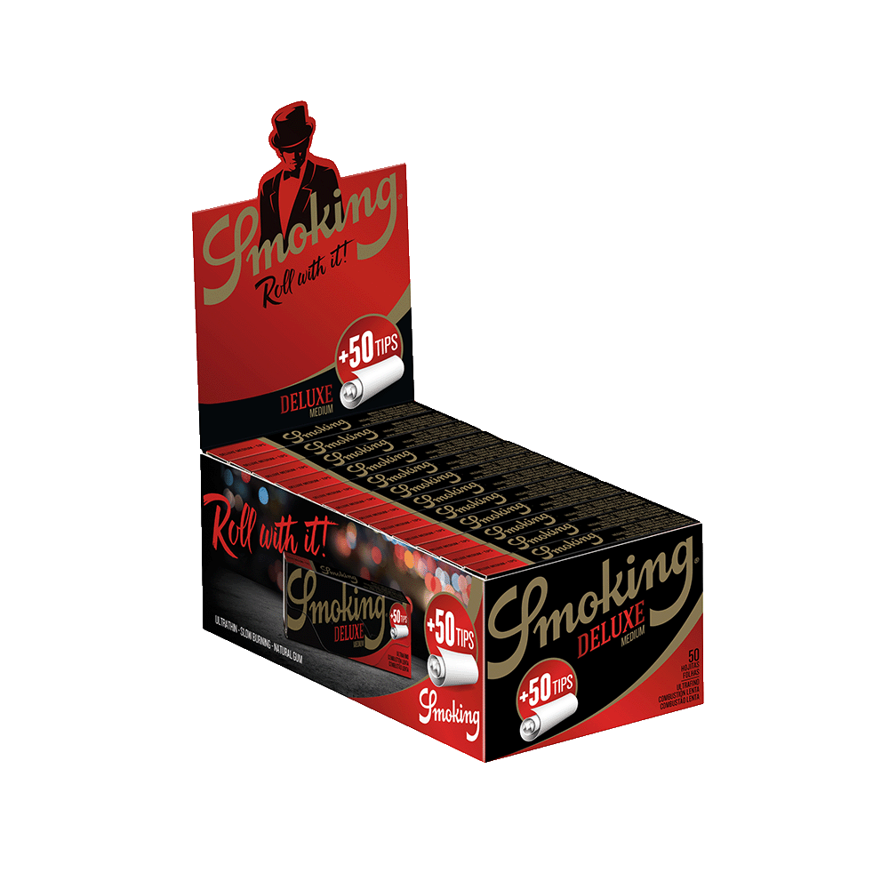 Smoking Deluxe Wuzelpapier Medium + Tips