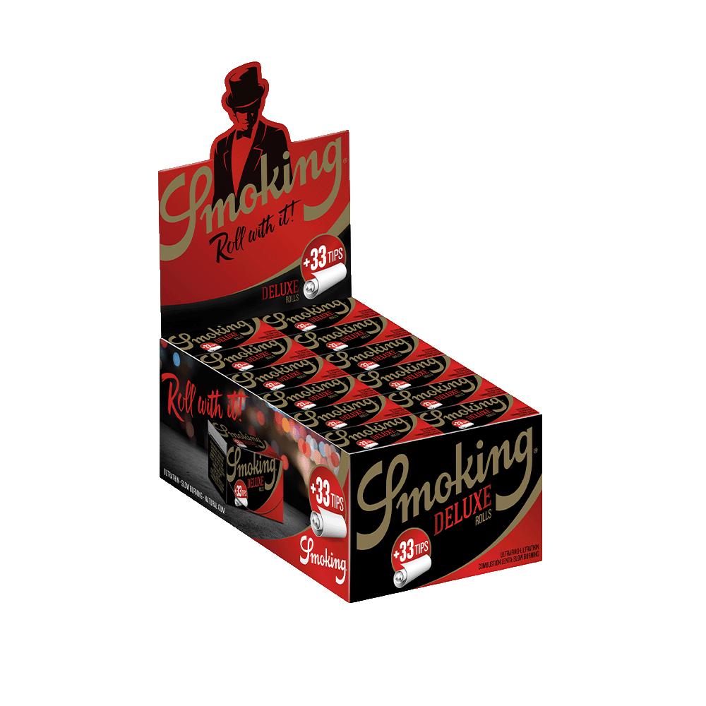 Smoking Deluxe Wuzelpapier Rolls + Tips