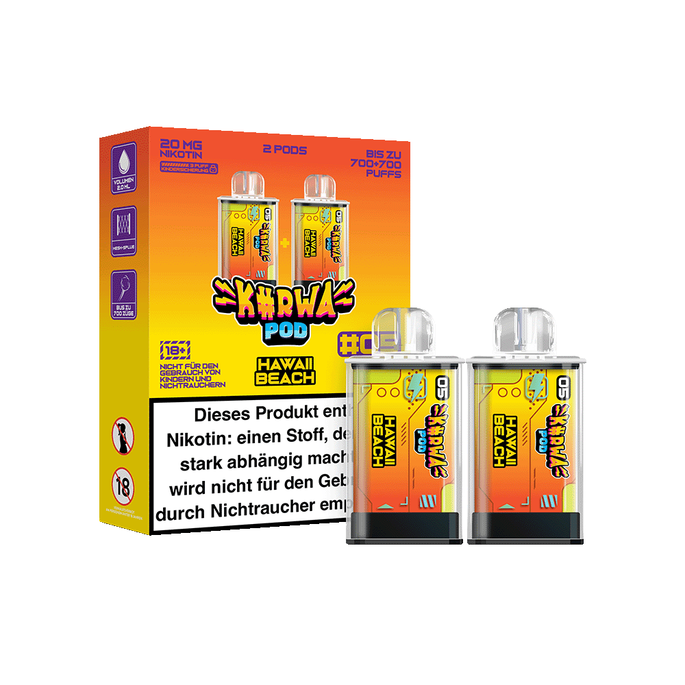 Kurwa Pod Prefilled Hawaii Beach #5 2x2 ml
