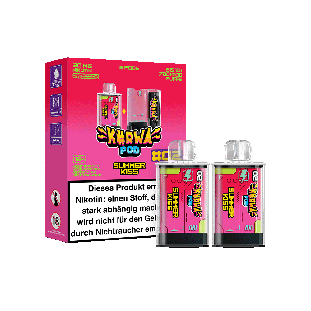 Kurwa Pod Prefilled Summer Kiss #2 2x2 ml