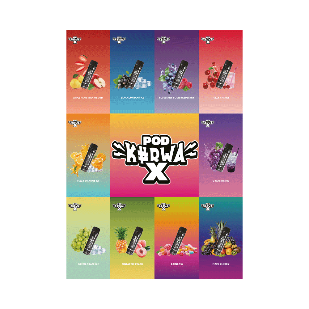 Flyer A4 Sortenübersicht Kurwa X-Pod